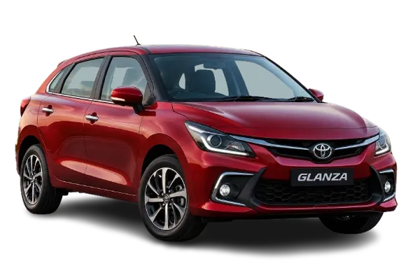 Toyota Glanza AC hatchback taxi available for hire in Ajmer